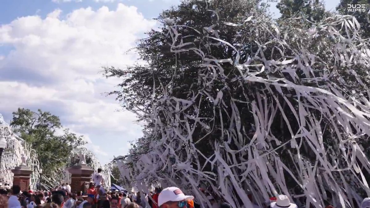 Another Win, Another Roll! 🧻 TP is for the trees! DUDE Wipes | #WarEagle🦅