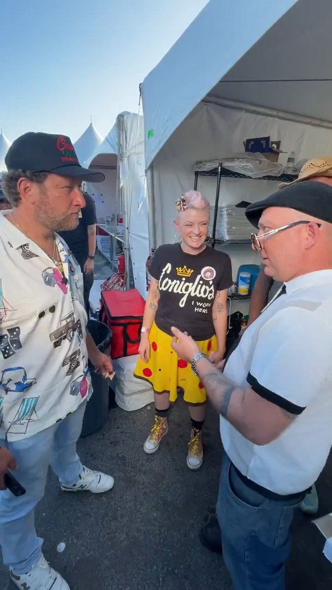 It's always an experience talking to Nino from Coniglio's One Bite Pizza Fest