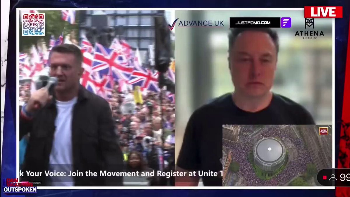 If it weren't for Elon Musk, our Freedom of Speech would have become nonexistent. The support he showed #UniteTheKingdom and Tommy Robinson earlier today is true unity, and that is the only way you can fight the One World Order.