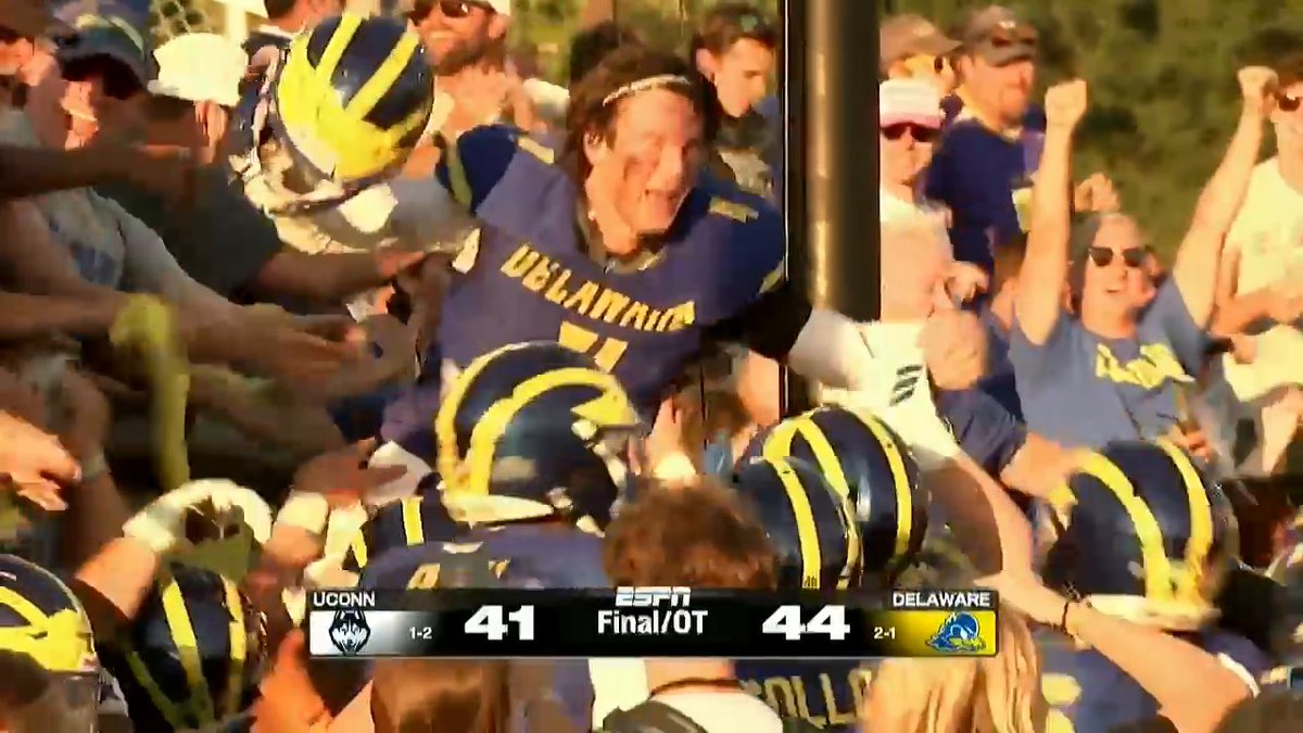 DELAWARE DEFEATS UCONN IN THE FINAL SECONDS 🤯