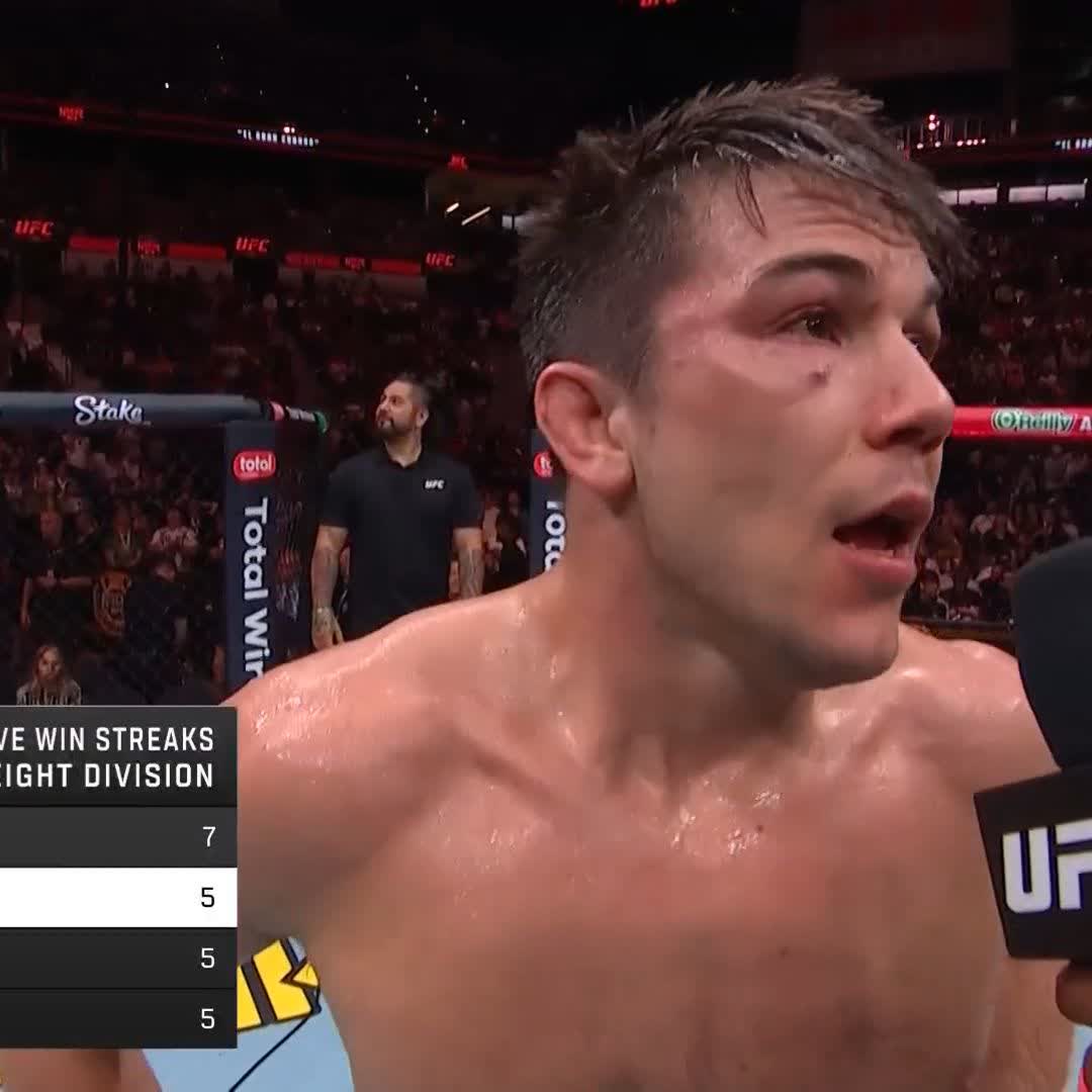 Don't you dare count him out! 🤫 Alexander Hernandez is now on a 4 fight win streak! [ #NocheUFC | LIVE NOW on the ESPN app ]