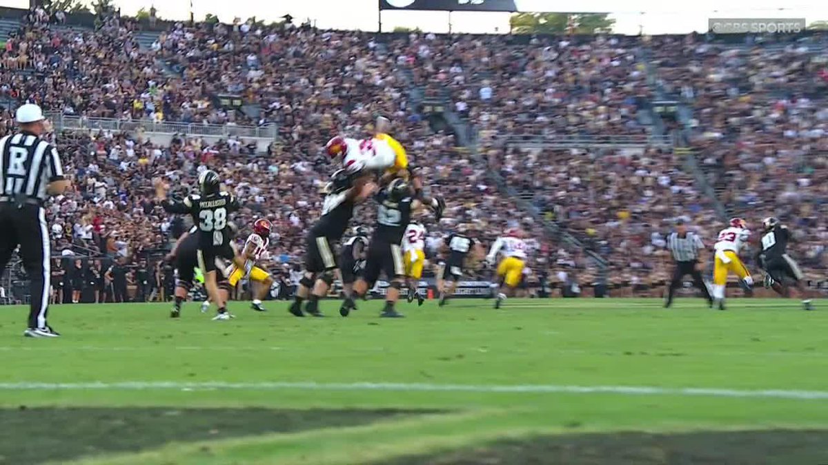 You don't see a "leaping the shield" penalty every day