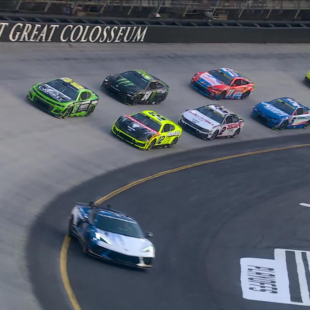 It's a fight to keep your season alive at The Last Great Colosseum! The green flag waves on the #BassProNightRace!