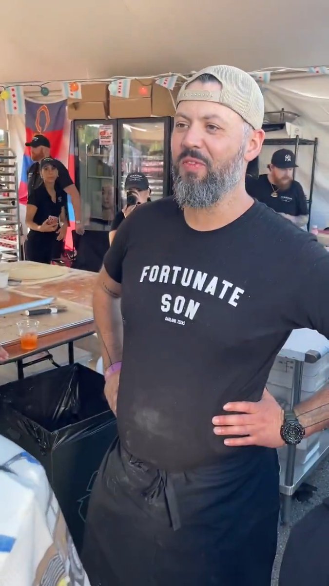 Glad Fortunate Son could make it from Texas for One Bite Pizza Fest