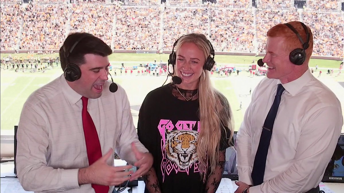 Sophie Cunningham hopped into the booth with Jay Alter and Rocky Boiman to cheer on her alma mater 🔥
