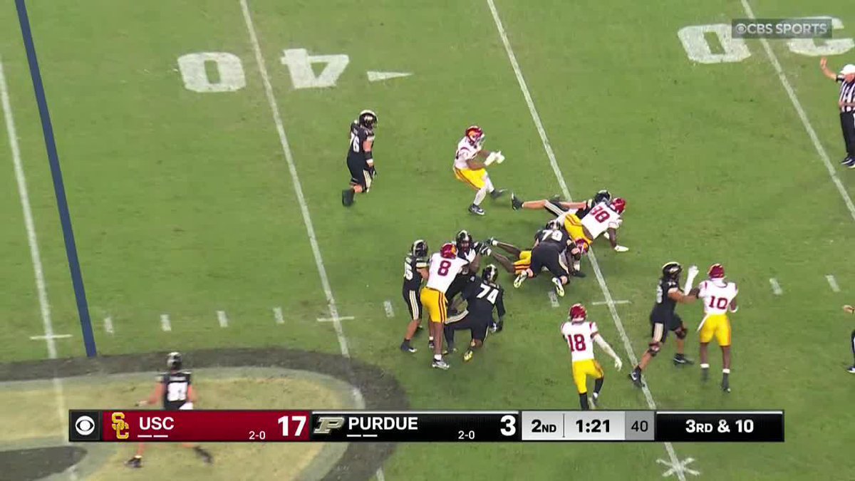 first of many for the freshman Floyd Boucard ⭐️ 💪 📺 CBS
