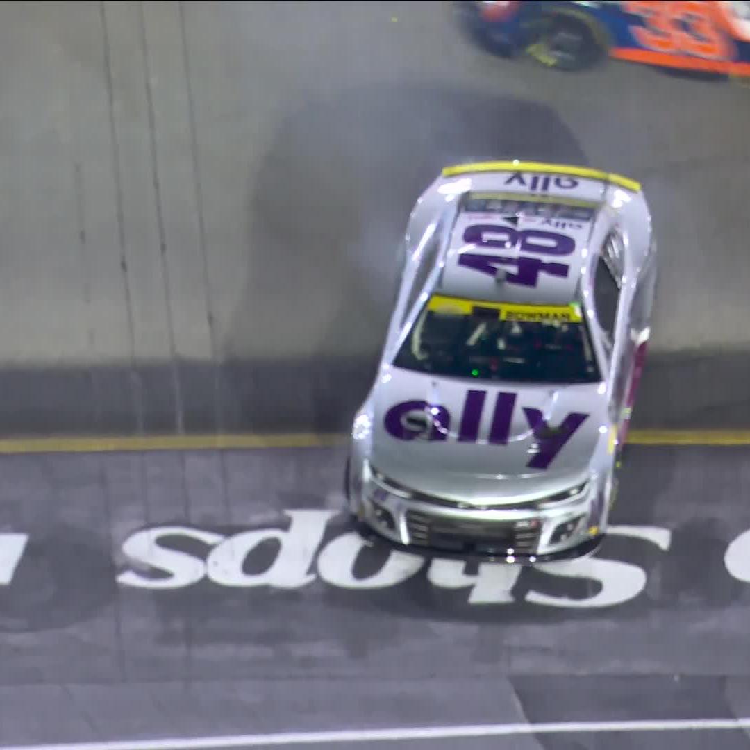 There's more playoff trouble! Alex Bowman goes for a spin! #NASCARPlayoffs