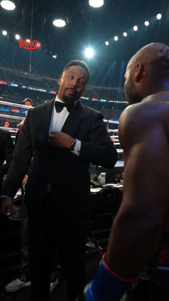 Brandon Adams speaks with Andre Ward following his unanimous decision victory over Serhii Bohachuk 🤝 #CaneloCrawford live on Netflix l #RiyadhSeasonCard | موسم الرياض | Riyadh Season 🥊