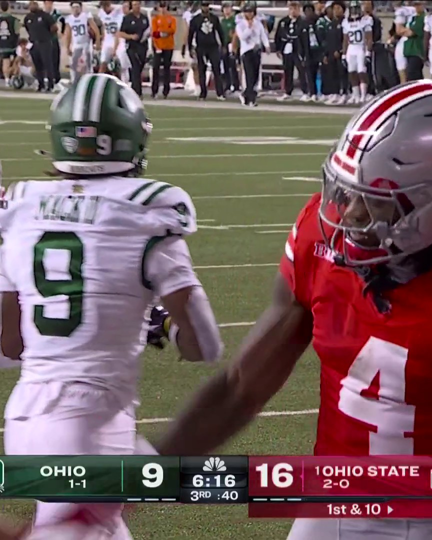 Julian Sayin with a 47-yard STRIKE to Jeremiah Smith! 🚀 📺 Peacock | Ohio State Football