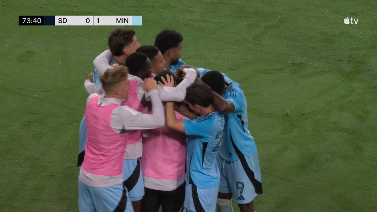 Minnesota leads at San Diego! 🔥 Anthony Markanich puts the visiting side ahead from the corner.