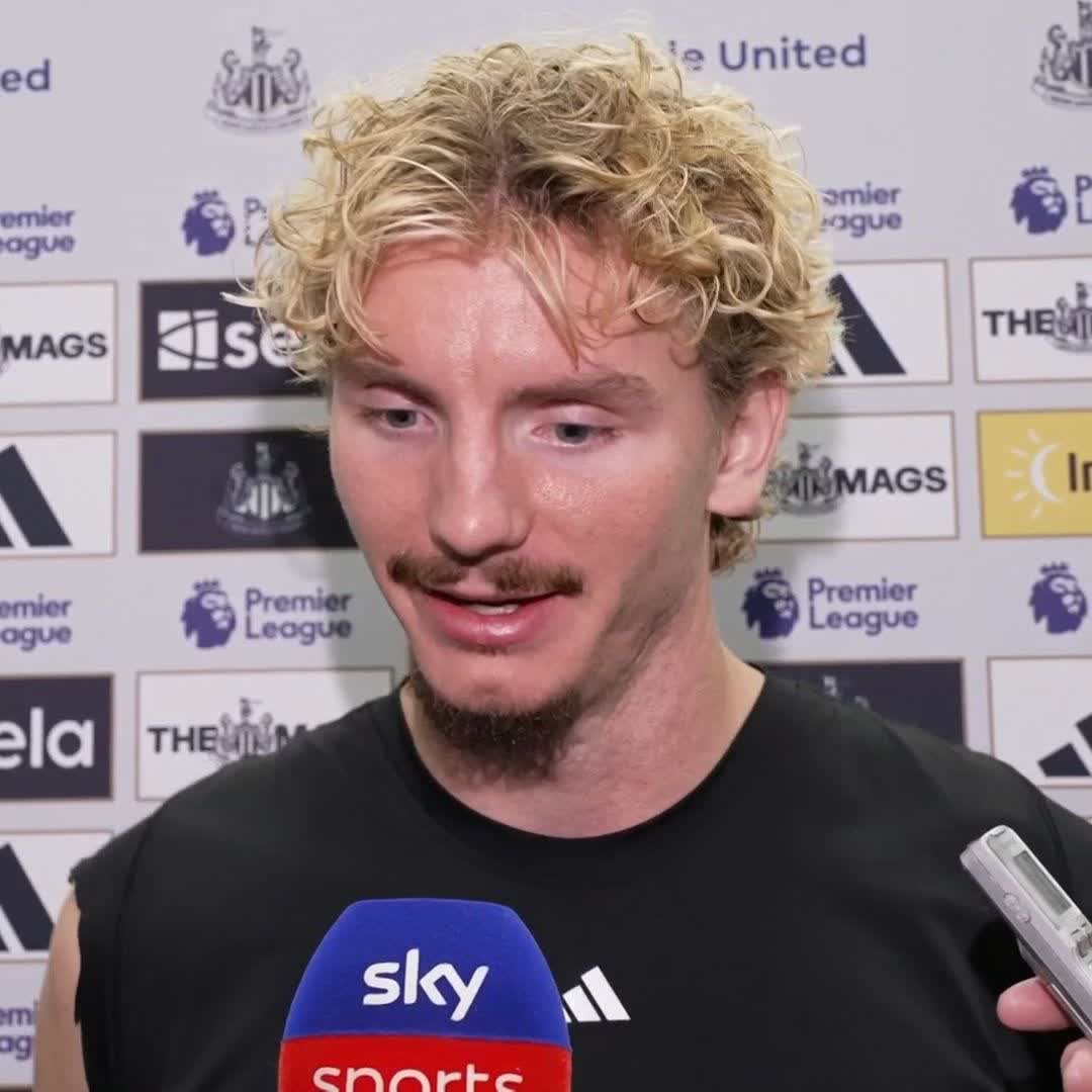 "I was just happy to see all the happy faces" Nick Woltemade on his debut goal for Newcastle ⚪️⚫️