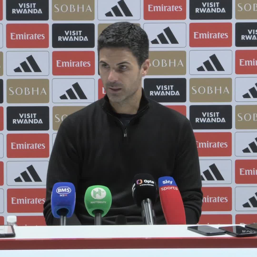 "We had freshness in the team" Mikel Arteta on Arsenal's 3-0 win against Nottingham Forest 🔴