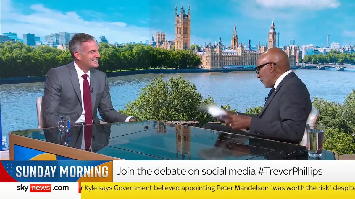 ‘I think Manchester really needs him - it would be a shame for them to lose him’ Business Sec Peter Kyle addresses rumours that Greater Manchester Mayor Andy Burnham is plotting a return to Westminster #TrevorPhillips 📺 Sky 501