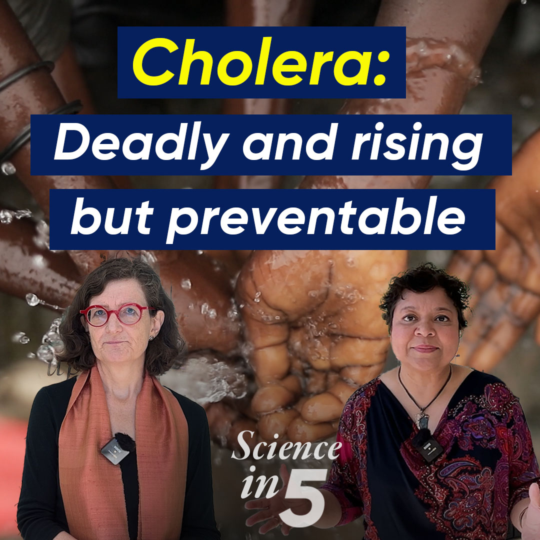 #DYK? #Cholera still kills thousands every year. Outbreaks are rising, even in countries that haven’t seen it in decades. Dr Kate Alberti explains how this deadly disease is both preventable & treatable. Learn what you can do to protect yourself, your family & your community.