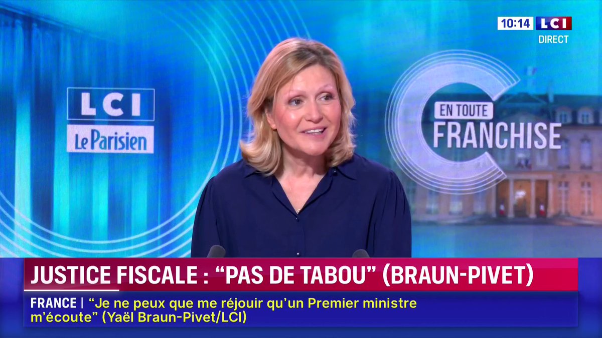 Taxe Zucman : "J'y suis particulièrement opposée (...) Elle serait contre-productive, je ne suis pas sûre de sa constitutionnalité", Yaël Braun-Pivet