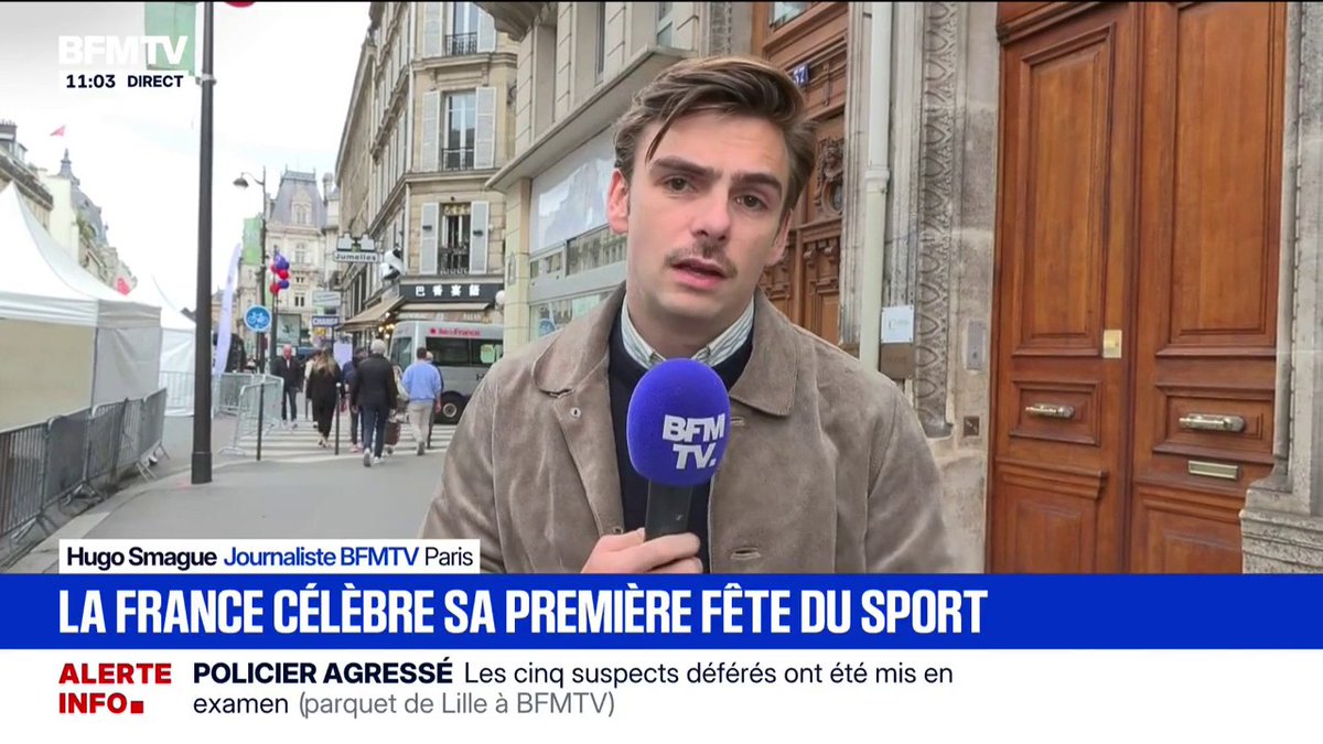 "c'est calme, les gens arrivent au fur et à mesure".