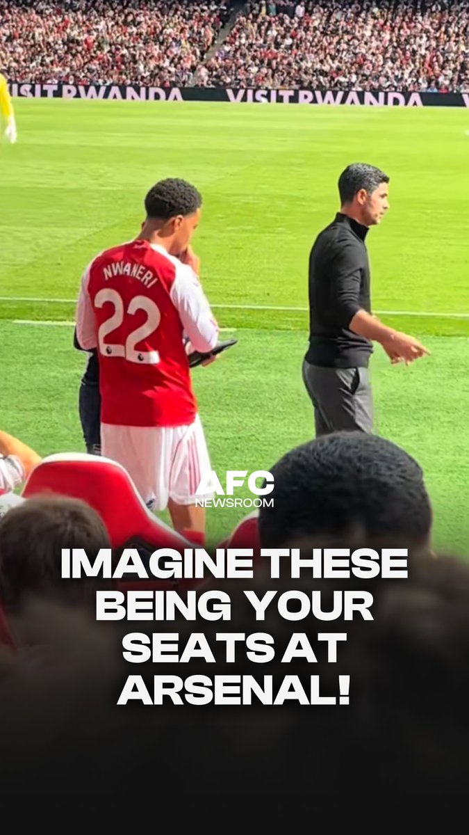 POV: These are your seats at the Emirates. 😍