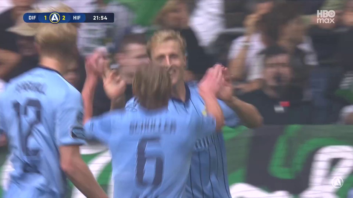 Reducerat! Jeppe Okkles via försvarare för Djurgården 🔵 📲 Se Allsvenskan på HBO Max