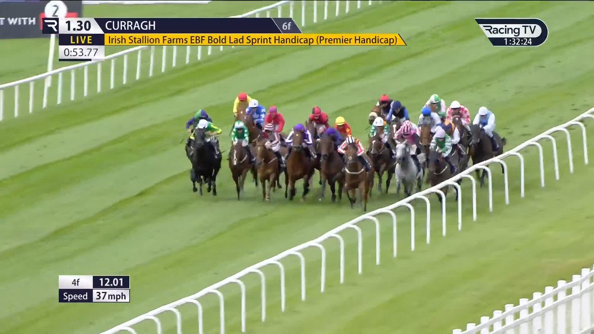 Shocker! 😱 𝐓𝐚𝐧𝐠𝐨 𝐅𝐥𝐚𝐫𝐞 stuns The Curragh Racecourse with a 50-1 success in the Irish Stallion Farms Bold Lad Sprint Handicap ...