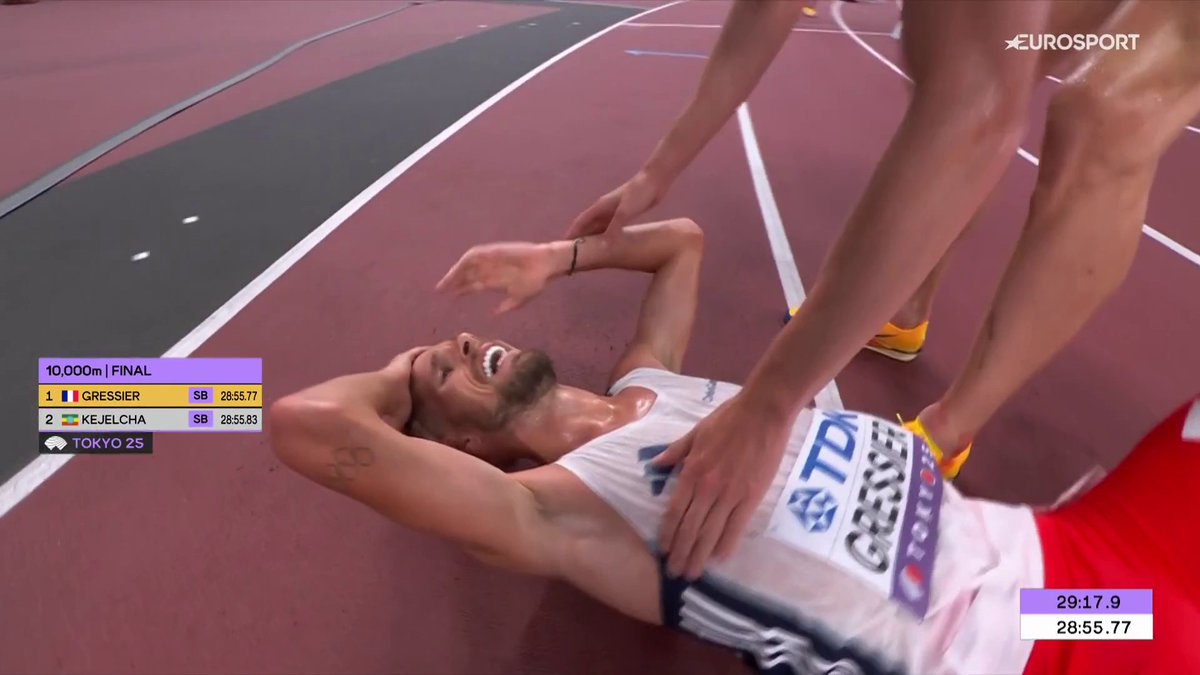 ¡Pero qué has hecho Gressier 🇫🇷! 🤯🤯🤯 El francés firma una remontada inconmensurable para proclamarse campeón mundial de los 10.000 metros 🔥 #WCHTokyo25