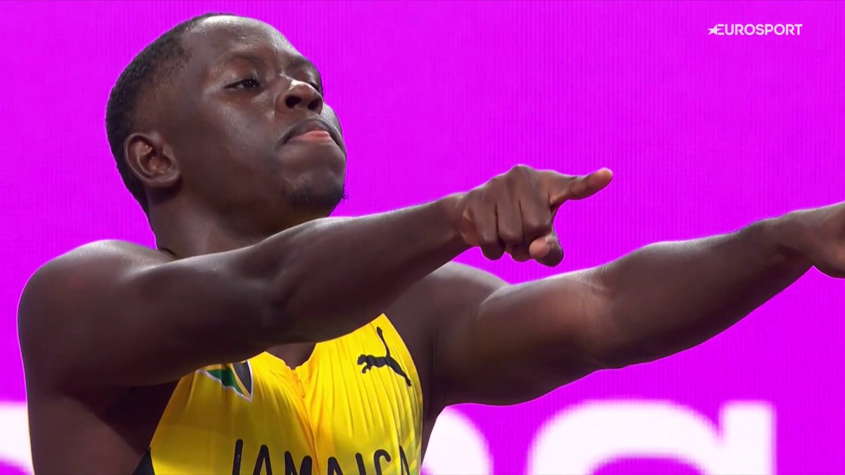 Jamaica vuelve a mandar en los 100 metros 🇯🇲🇯🇲🇯🇲🇯🇲 Oblique Seville rompe la hegemonía estadounidense y hereda la corona de Usain Bolt una década después, con Thompson segundo y Lyles tercero 👑