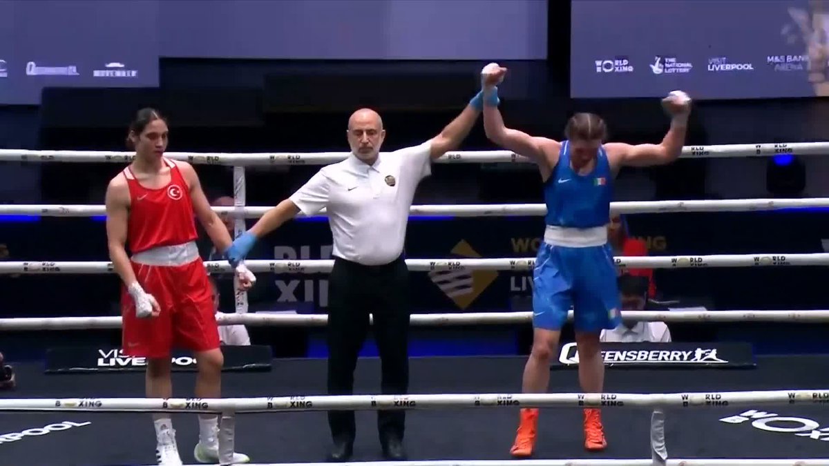 Ireland’s Aoife O’Rourke has won Gold at the World Boxing Championships 🥇☘️