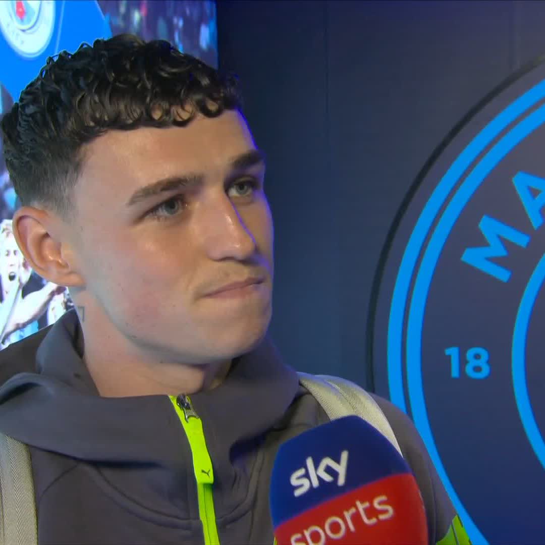 "My heart goes out to his family... today is for him" 🩵 Phil Foden pays tribute to Ricky Hatton ahead of the Manchester derby.