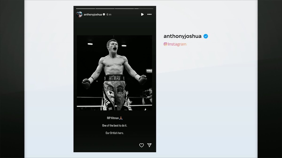 "A superbly talented fighter who inspired a generation of young boxers and fans" The boxing world has paid their tributes to Ricky Hatton.