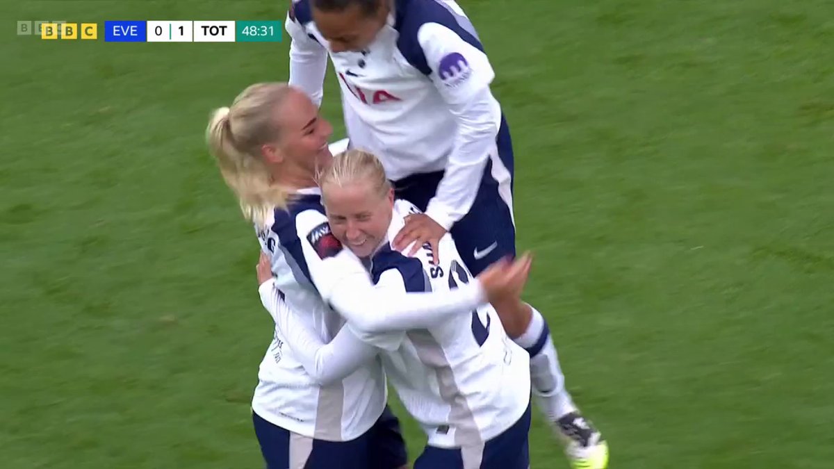 'Terrific from Tandberg!' Cathinka Tandberg's first goal for Tottenham is one she won't forget in a hurry! Watch the WSL on BBC iPlayer and BBC Red Button. #BBCFootball