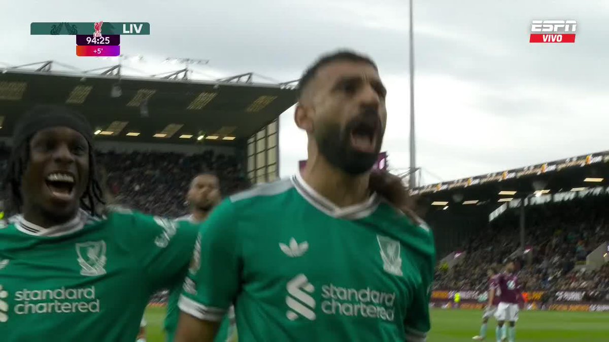 🤯🍿 Liverpool ganó TODOS sus partidos de esta Premier League DESPUÉS DEL MINUTO 80. ⏱️ A los 88' para el 3-2 a Bournemouth. ⏱️ A los 100' para el 3-2 a Newcastle. ⏱️ A los 83' para el 1-0 a Arsenal. ⏱️ A los 95' para el 1-0 a Burnley.