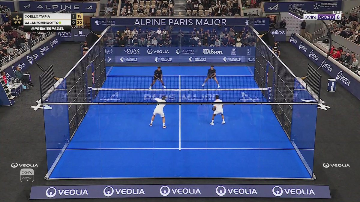 🔥🎾 الحماس يشتعل في نهائي بطولة باريس بريميير بادل الكبرى… يا لها من نقطة ! 👏🔥 #بادل #Padel