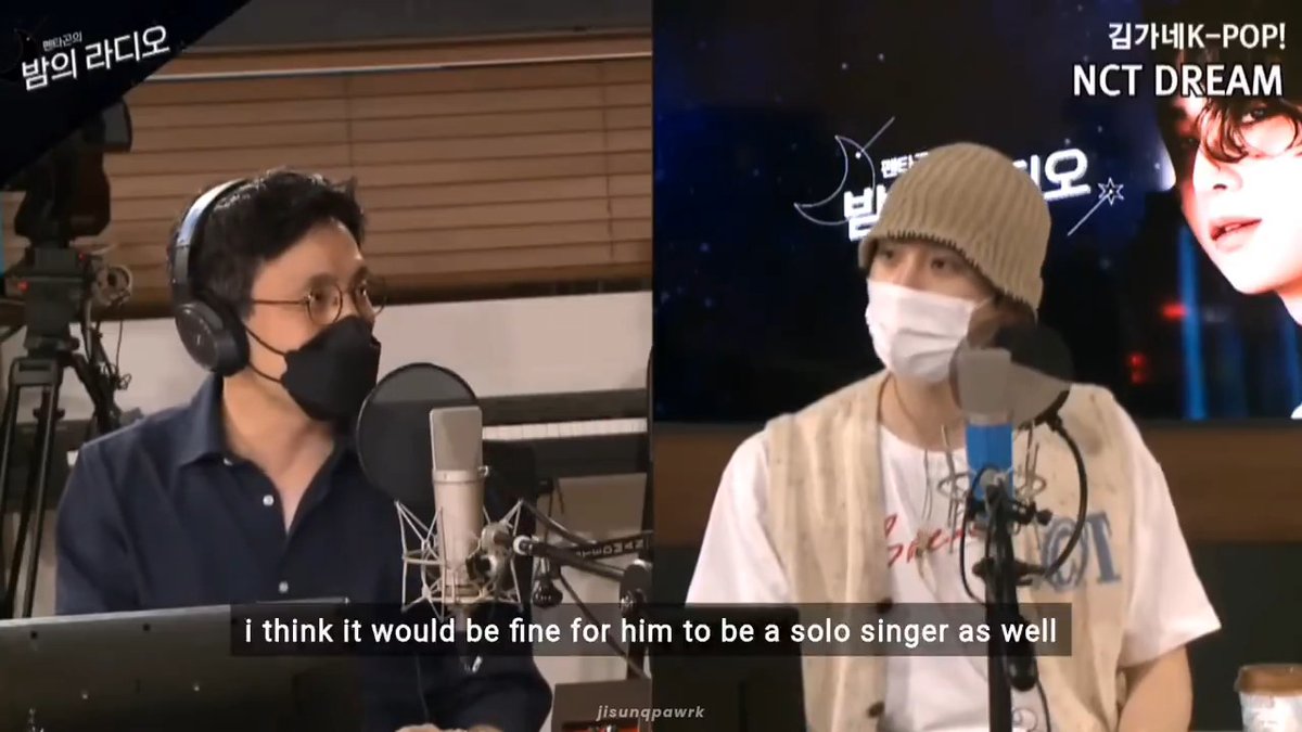 “....jisung has always been a good dancer but his vocal tone is really nice so if he improves it a bit more i think it would be fine for him to be a solo singer as well, since he performs really great too.” – Kim Youngdae (music critic)