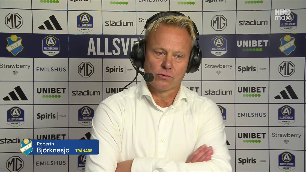 🗣 "Det är magiskt" Seger direkt för nygamle Öster-tränaren Robert Björknesjö. 💬 📲 Se höjdpunkter från Allsvenskan på HBO Max