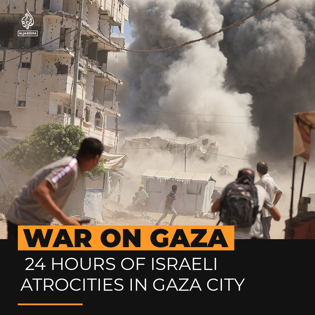 Israel has systematically bombed homes, residential towers, hospitals, and shelters in Gaza City, killing dozens of Palestinians and forcibly displacing thousands of others. This is what Israel has done in the past 24 hours alone.