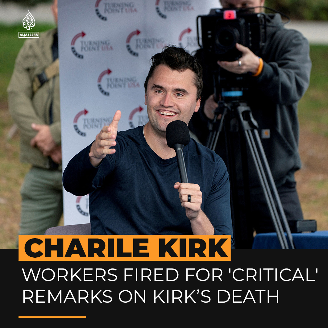 People in the US are being fired from their jobs for making remarks perceived as critical of slain conservative activist Charlie Kirk. A far-right campaign is gaining momentum to dox those described as making comments ‘celebrating’ the killing of the free speech advocate.