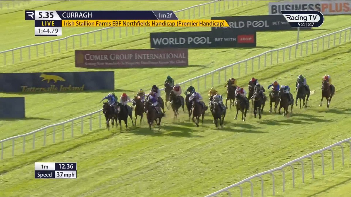 What a weekend for Johnny Murtagh 🔥 Shaool and Ben Coen secure a third Irish Champions Festival win for the on-song trainer in the Irish Stallion Farms Northfields Handicap The Curragh Racecourse