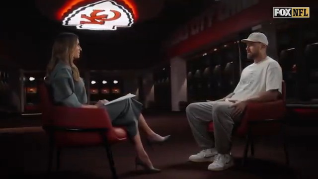 "There were a few tears here and there, but, just, telling her how much she's meant to me since she's been in my life. And how I want to spend the rest of my life with her." Kansas City Chiefs TE Travis Kelce sat down with Erin Andrews to talk about his engagement to Taylor Swift!