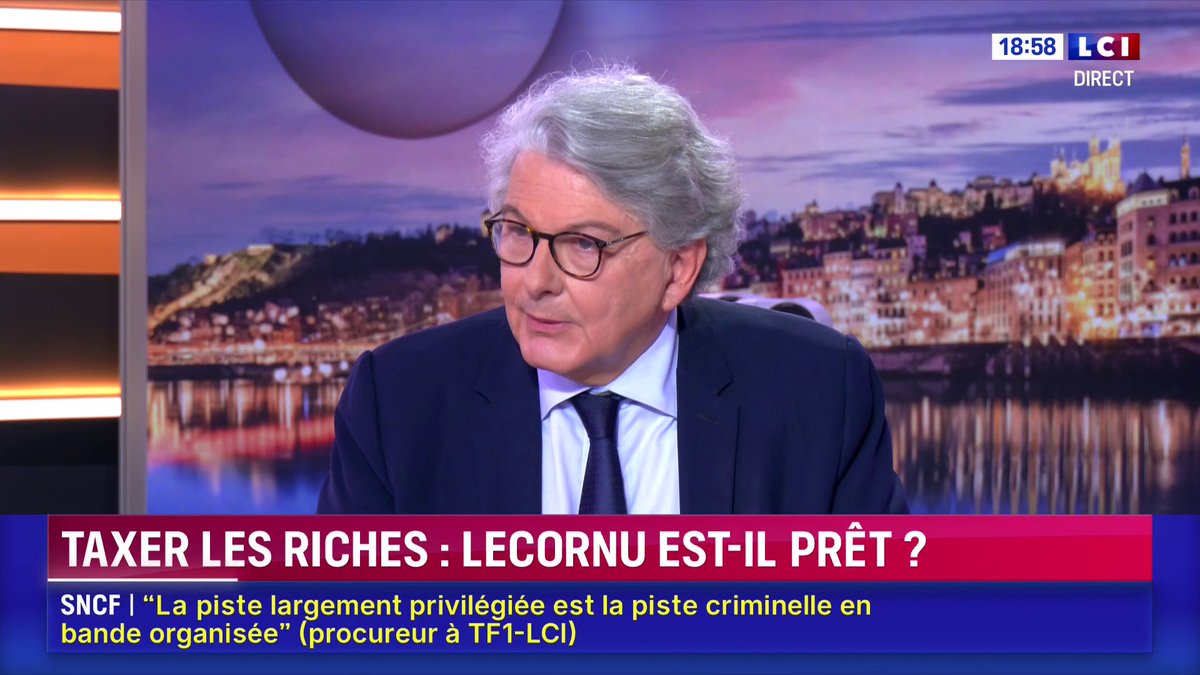 Taxe Zucman : "C'est une idée qui n'a aucun sens", critique Thierry Breton. "C'est une idée politique, (...) ce n'est absolument pas de l'économie." ▶️ avec Darius Rochebin
