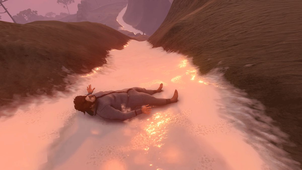 In the comedic action-adventure walking simulator Baby Steps, players can venture to the highest peaks of female anatomy to gracefully slide down upon flowing... breast milk? 🤔