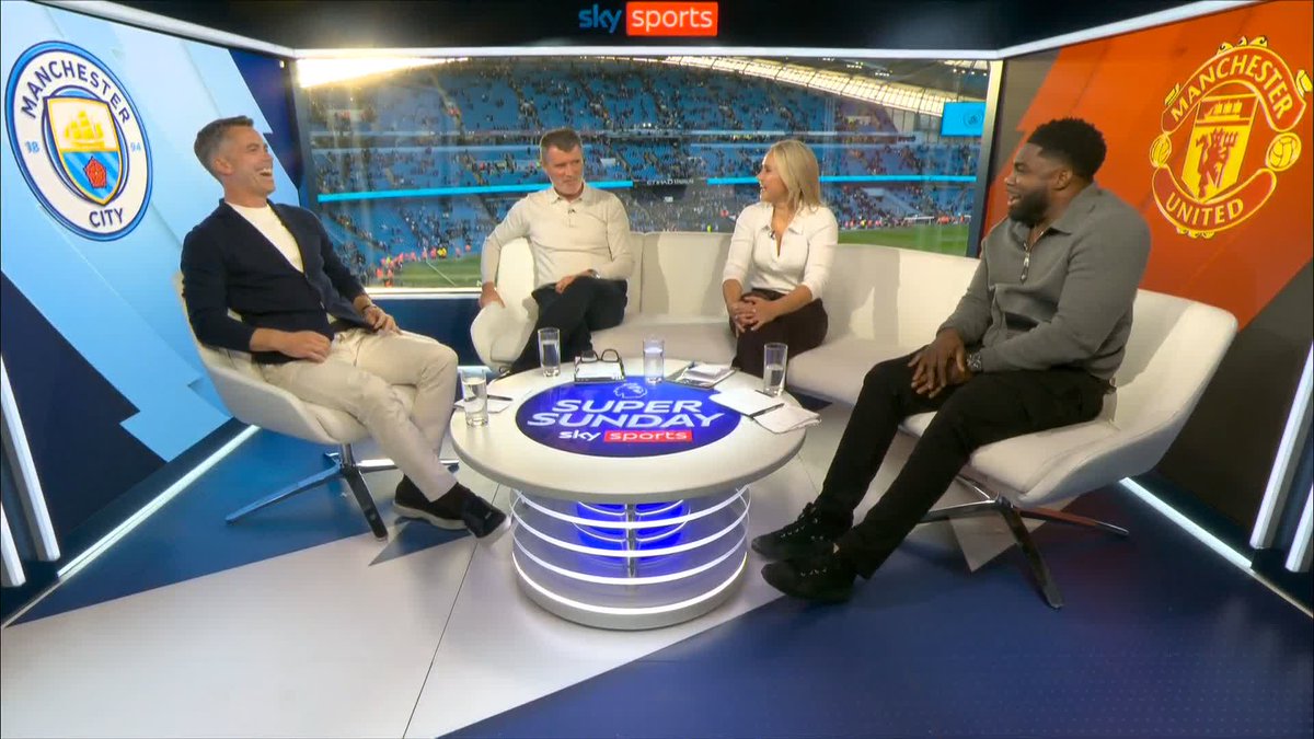 "Are you alright Micah?" "He's got cramp in his jaw!" Safe to say Micah Richards enjoyed that Man City win, Roy Keane maybe less so... 😅