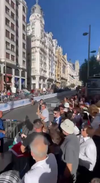 This is the first time in my life I’ve seen protests like this in Spain. And not just anywhere — in the sports scene, where the culture runs so deep. But here we are, for Palestine. I hope we see it happening everywhere.