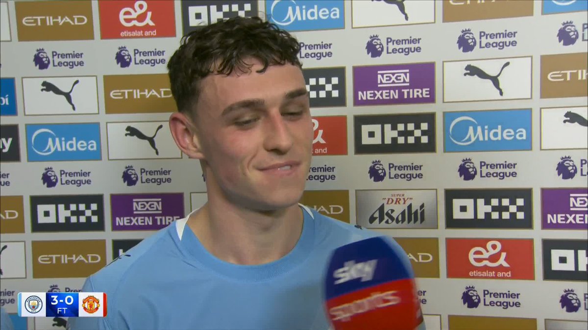 "Everything I see at the moment is quite negative..." Phil Foden on trying to get back to his best after lighting up the Manchester derby 💪