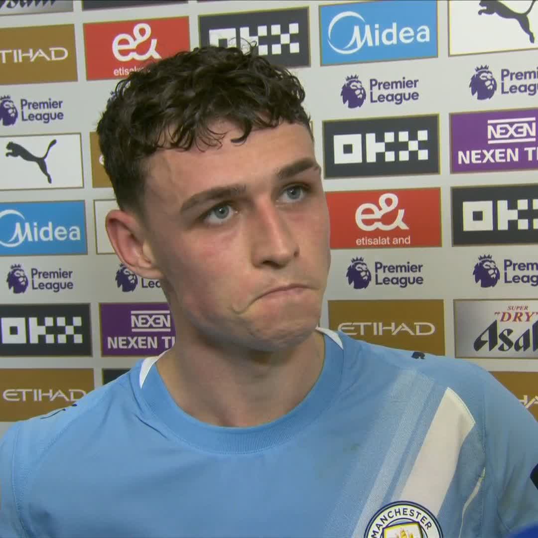 Phil Foden says the Manchester derby win was "all for" Ricky Hatton 🗣️