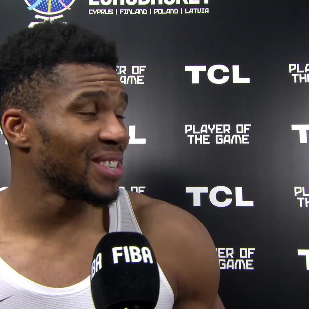 Playing for his country? It means everything to Giannis Antetokounmpo 🥹 Watch all the FIBA EuroBasket action live on Courtside 1891: