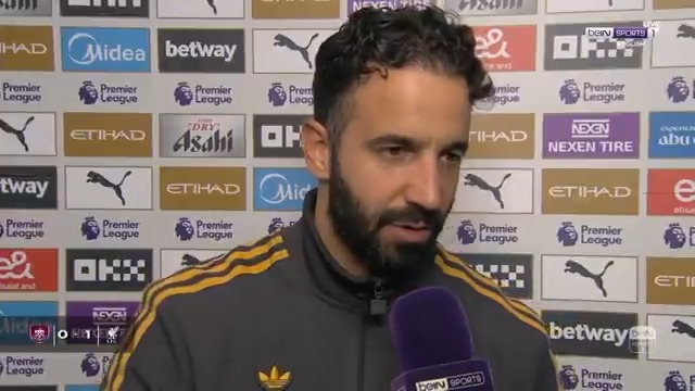 🚨 Ruben Amorim: “We had chances to score the goals to open the game, we need to be more clinical. In the end it was the small but decisive moments that gave the win to City." [beIN SPORTS]