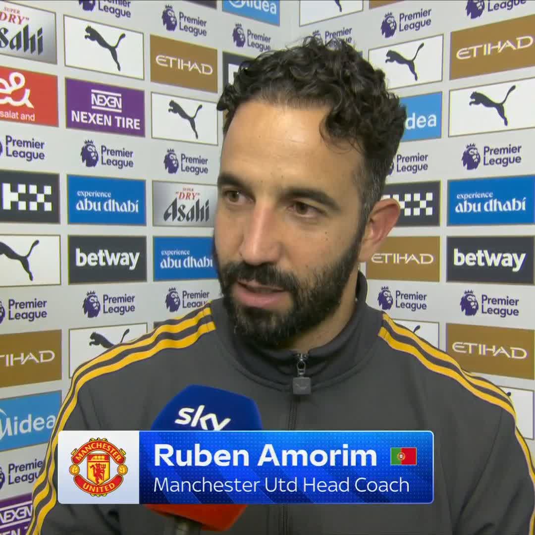 "We can avoid these goals" 😬 Man Utd boss Ruben Amorim reacts to his side's Manchester derby defeat 🗣️