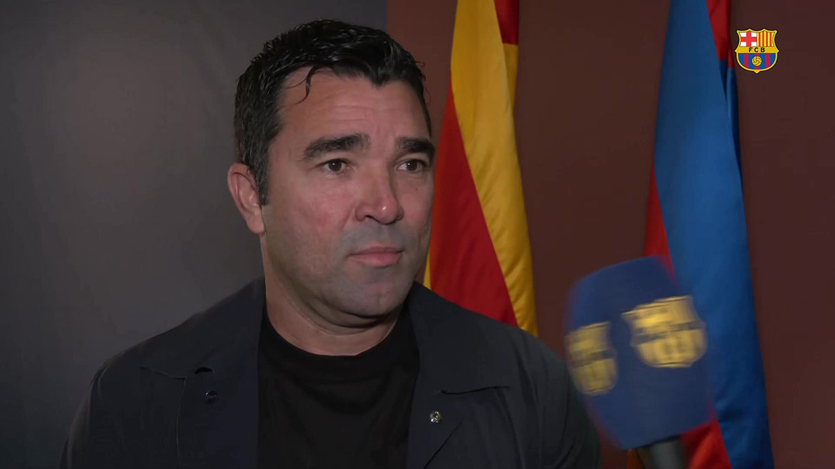 El Club, mediante la figura de su director del Área de Fútbol, Deco, apoya a Hansi Flick