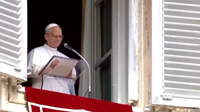 St. Peter's Square was filled with jubilant crowds as Pope Leo XIV led the traditional Angelus prayer on his 70th birthday