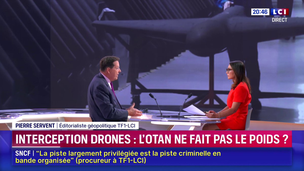 Drones russes en Pologne : "Ça ne peut pas être une erreur", explique Pierre Servent. "Tous ceux qui disent que c'est un accident ne veulent pas regarder la menace ni se mettre en état de guerre." ▶️ avec ✦ Margot Haddad ✦