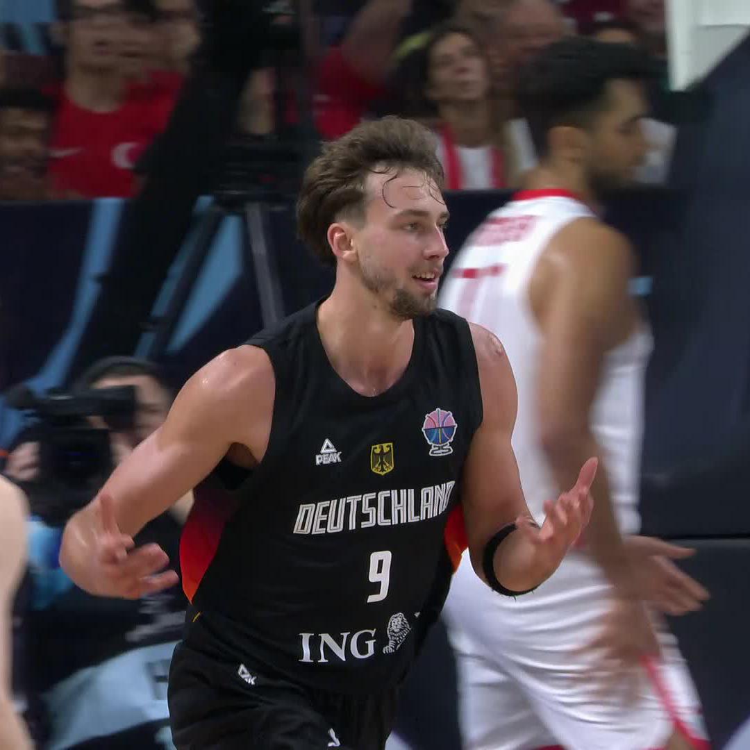 Even Franz Wagner couldn't understand how that shot went in 👀🇩🇪 #EuroBasket